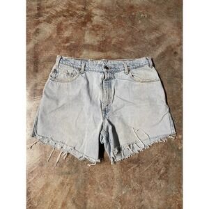 Vintage Levis 560 Cut Off Jeans 36X32 Red Tab‎ Loose Fit USA Blue Short Shorts